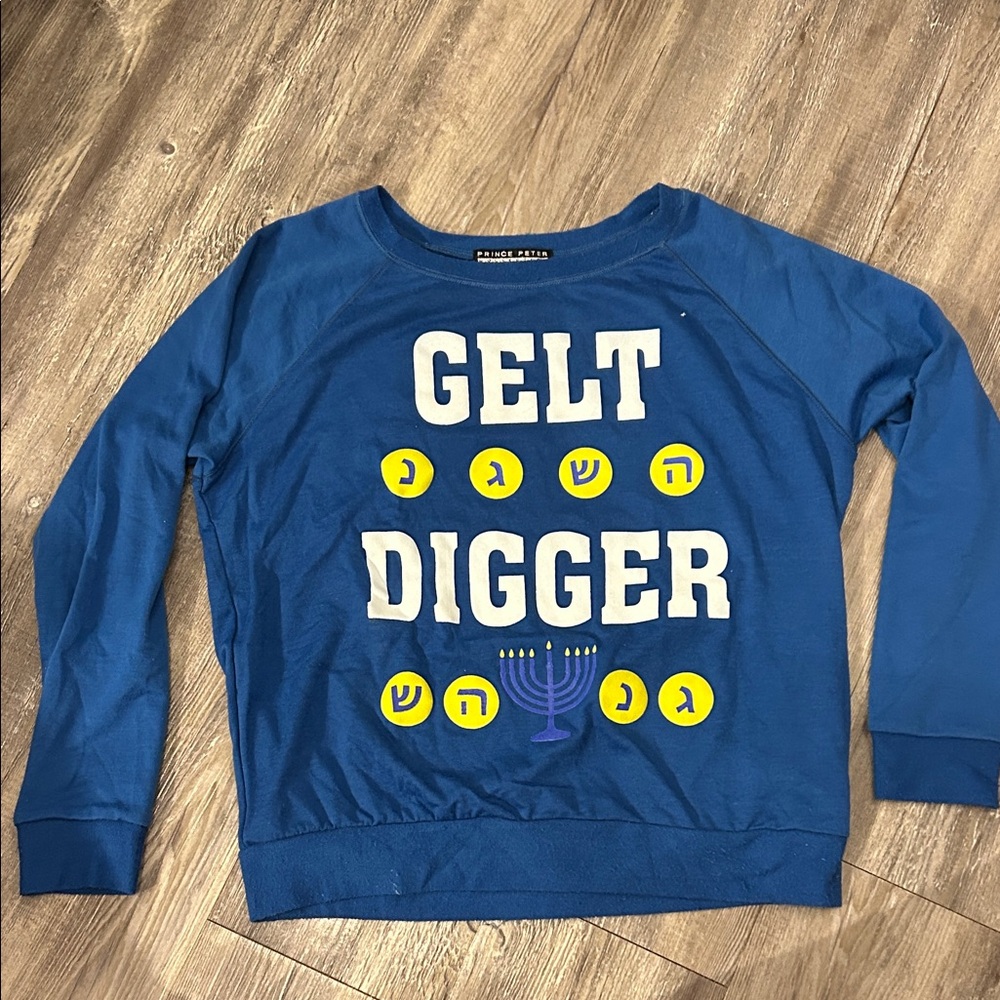 Hannukah holiday long sleeve shirt
